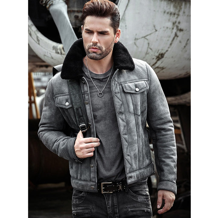 Leather Jacket & Shearling Coat Sale: Flat 50% Off | Trendy Leather ...